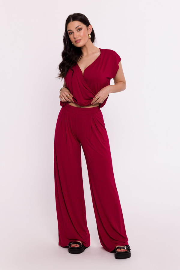 red - Women trousers model 193660 BeWear U704-193660