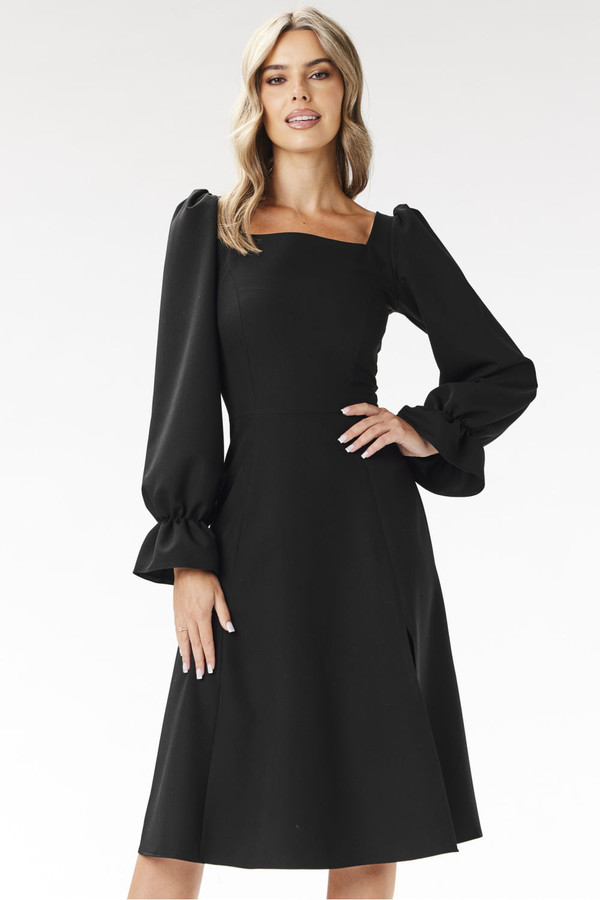 black - Cocktail dress model 204269 awama U704-204269