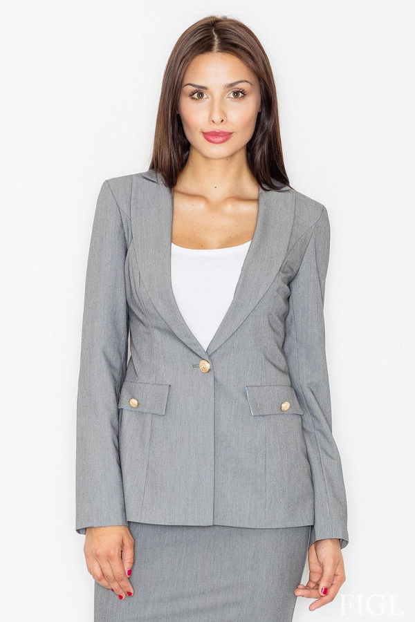 grey - Jacket model 61508 Figl U704-61508