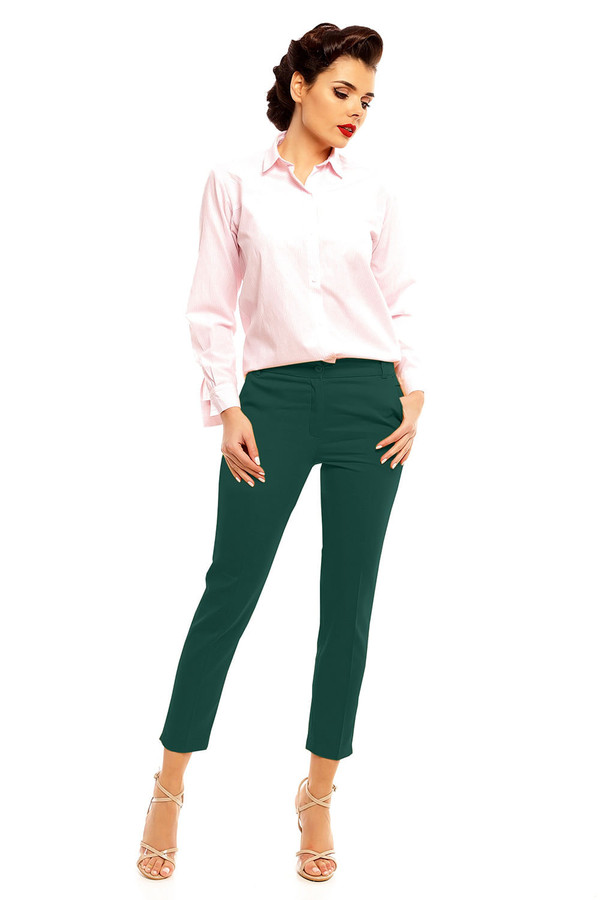green - Women trousers model 140606 Cabba U704-140606