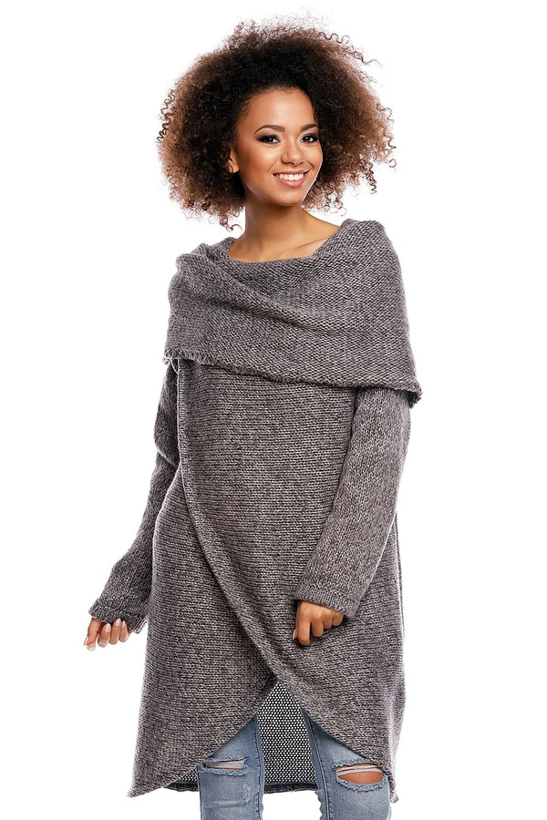 grey - Long jumper model 84297 PeeKaBoo U704-84297