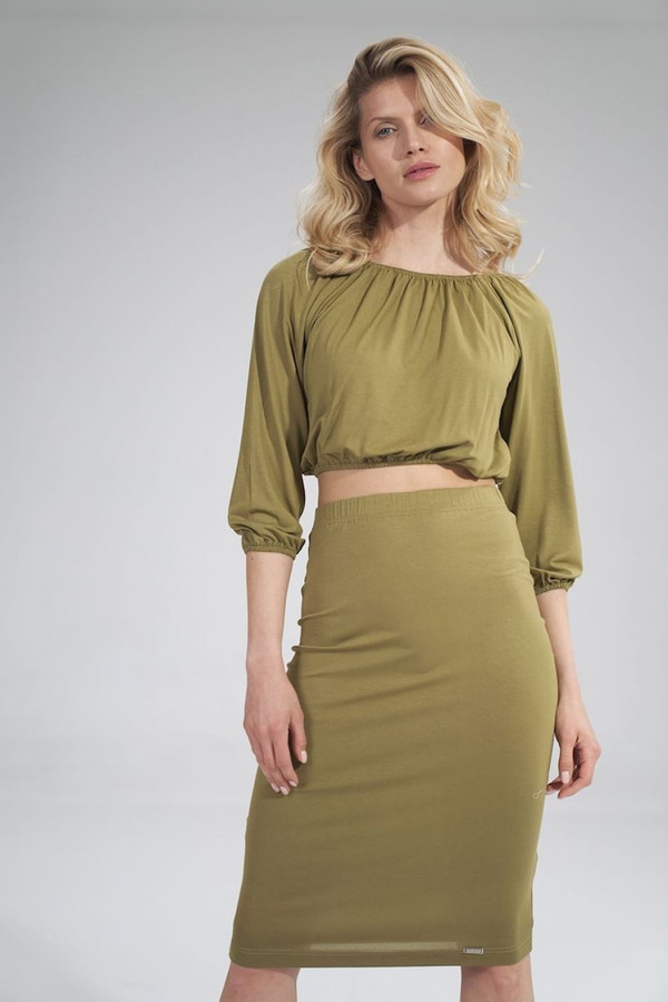 green - Blouse model 156124 Figl U704-156124
