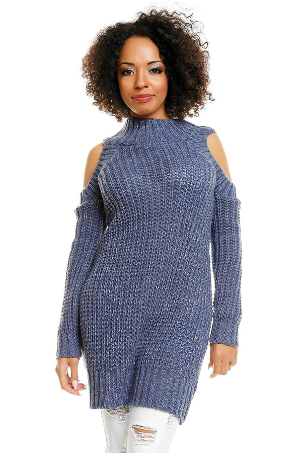blue - Hard-knitted jumper model 84345 PeeKaBoo U704-84345