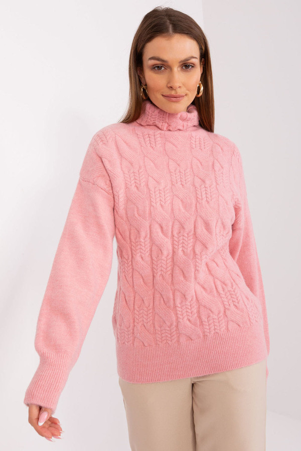 pink - Turtleneck model 189889 AT U704-189889