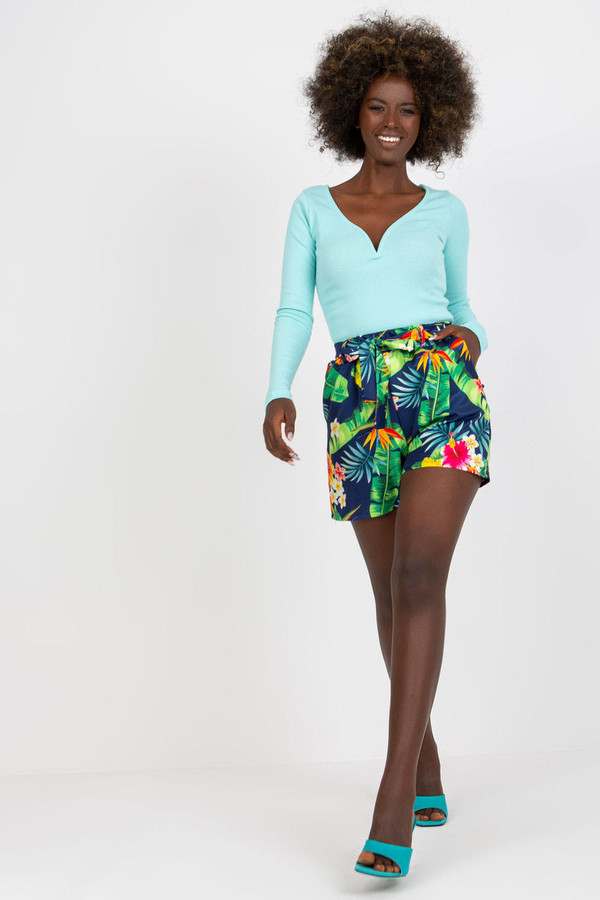 navy blue - Shorts model 180895 Rue Paris U704-180895