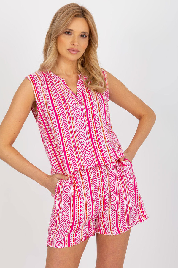 pink - Blouse model 214457 Fresh Made U704-214457