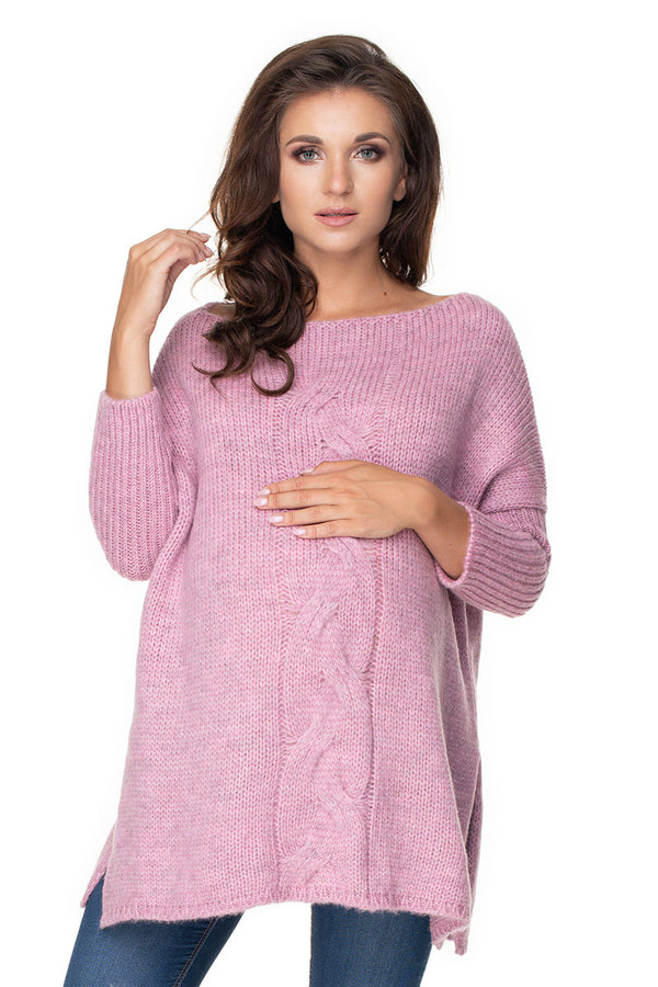 pink - Pregnancy sweater model 135982 PeeKaBoo U704-135982