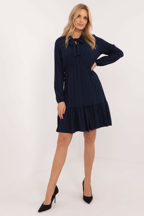 navy blue - Daydress model 202311 Och Bella U704-202311