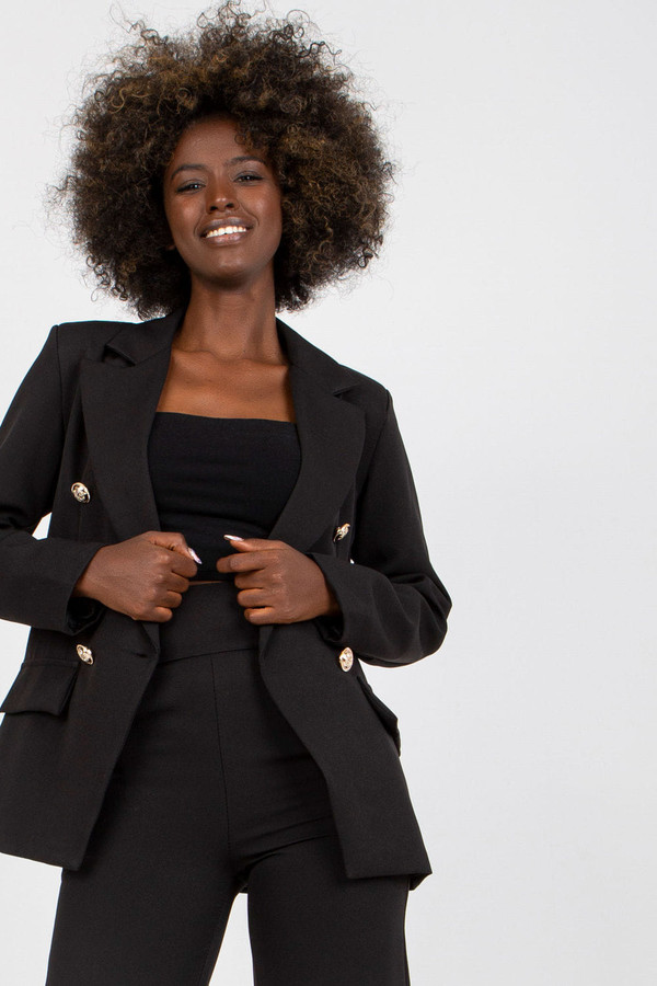 black - Jacket model 166896 Italy Moda U704-166896