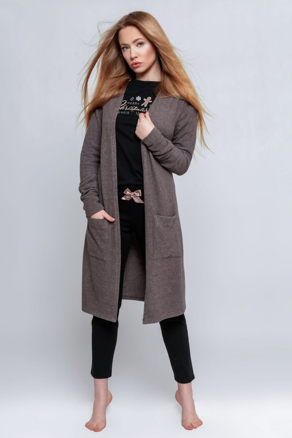 brown - Cardigan model 157075 Sensis U704-157075