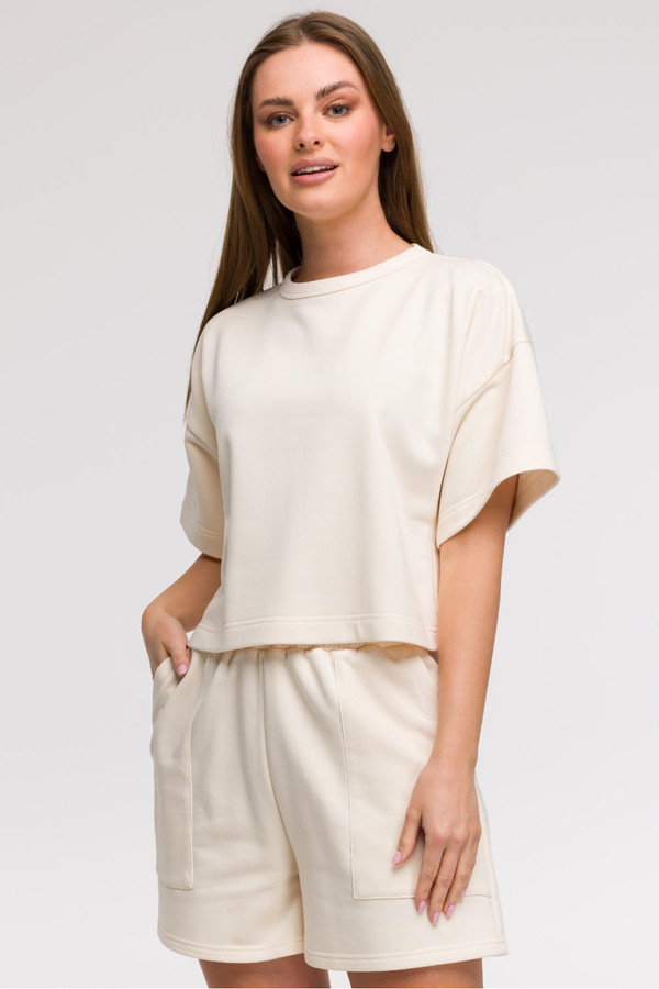 beige - Sweatshirt model 211520 BeWear U704-211520