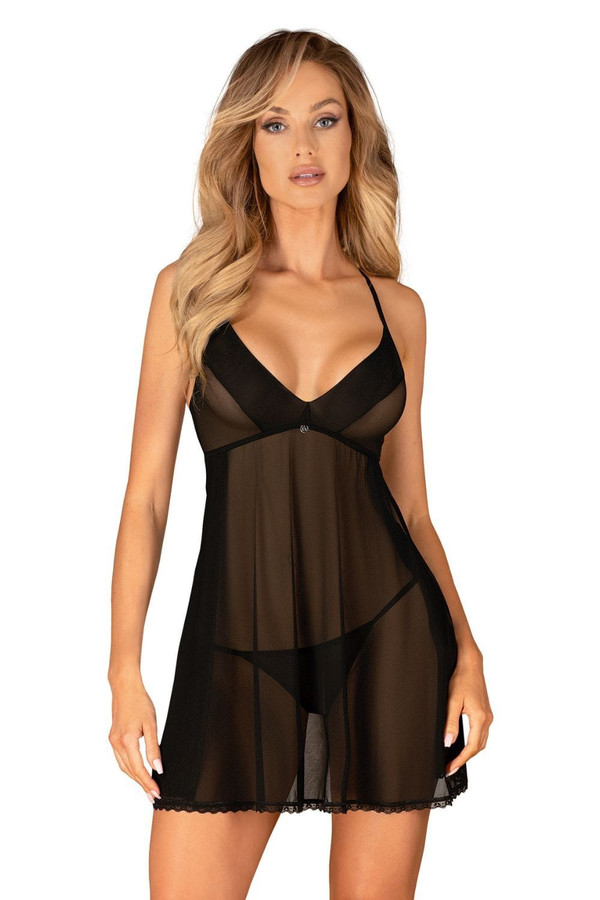 black - Sexy set model 192126 Obsessive U704-192126