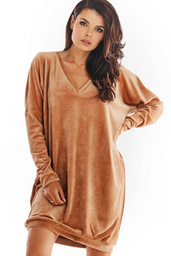 beige - Daydress model 149783 awama U704-149783