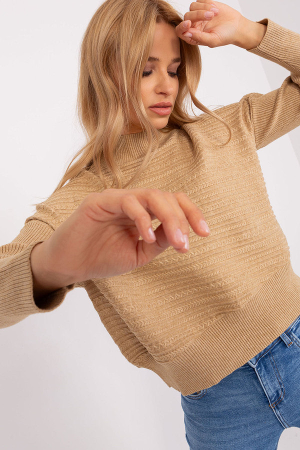 brown - Jumper model 186567 AT U704-186567