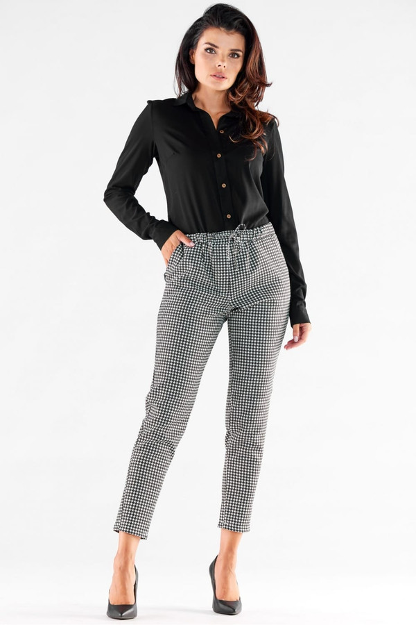 black - Women trousers model 176873 awama U704-176873
