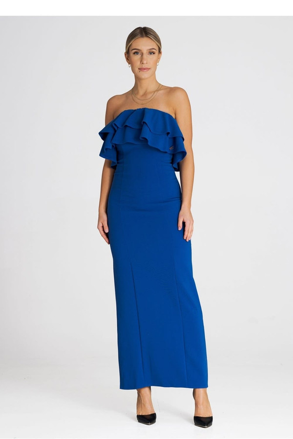blue - Cocktail dress model 194803 Figl U704-194803