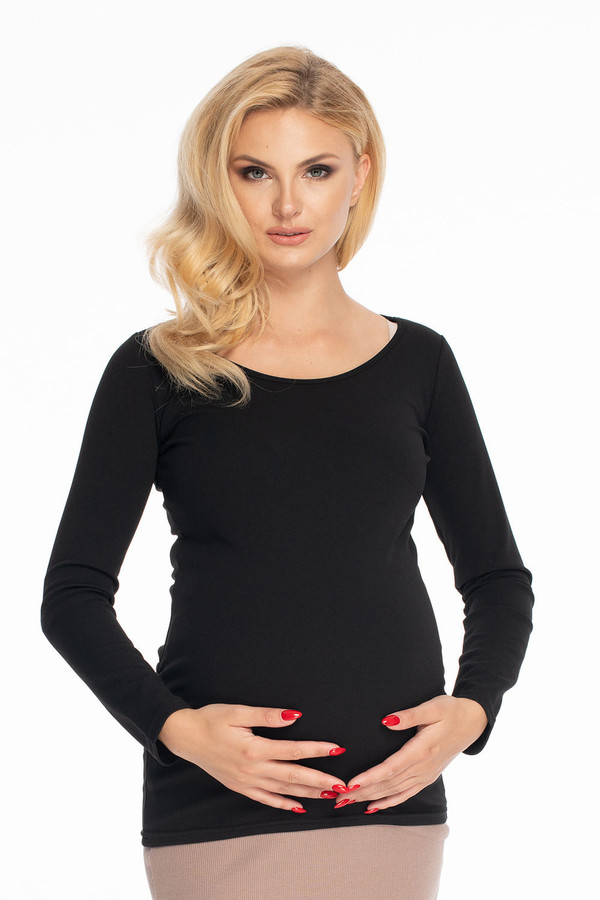 black - Maternity blouse model 147517 PeeKaBoo U704-147517
