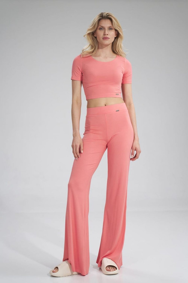 pink - Women trousers model 154719 Figl U704-154719