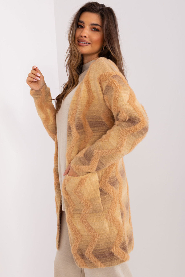 beige - Cardigan model 188856 AT U704-188856