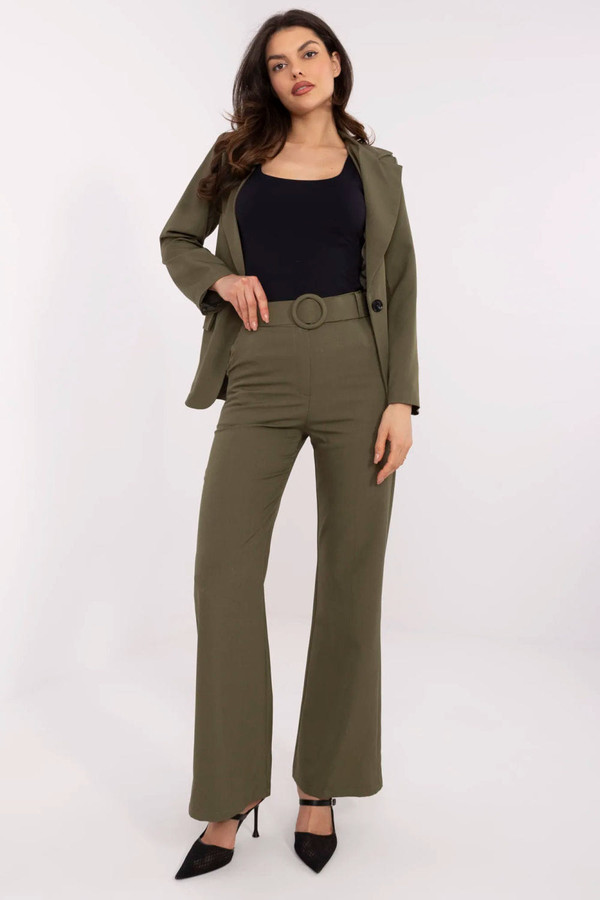 green - Women trousers model 209186 Italy Moda U704-209186