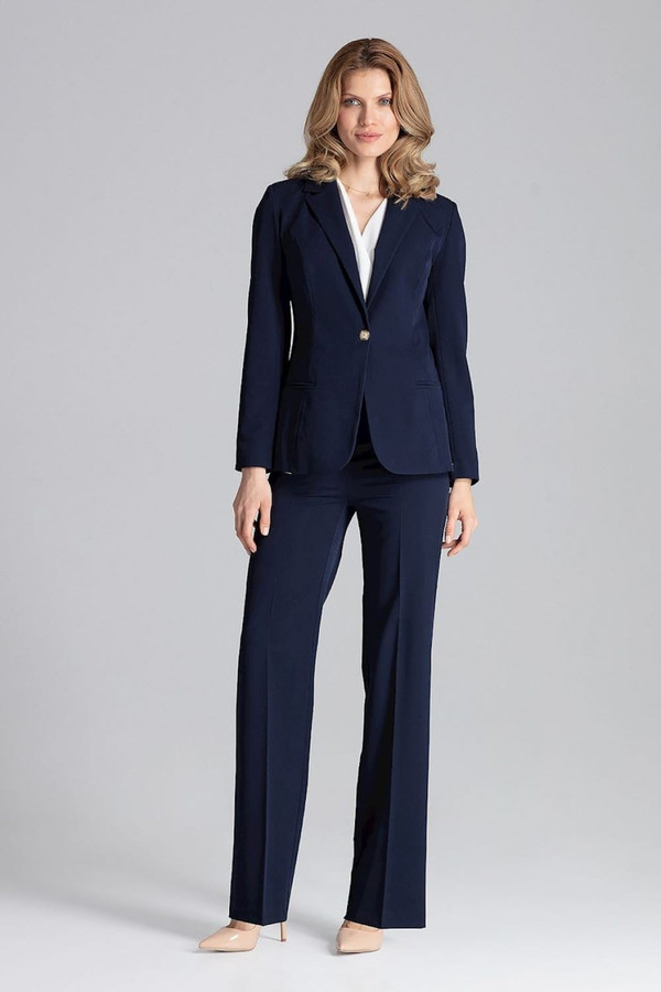 navy blue - Jacket model 129808 Figl U704-129808