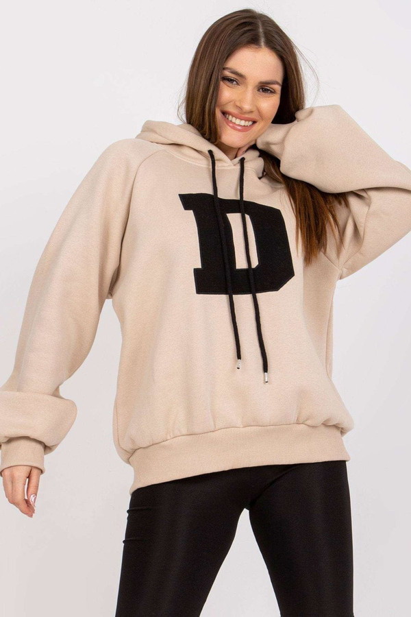 beige - Sweatshirt model 163450 Ex Moda U704-163450