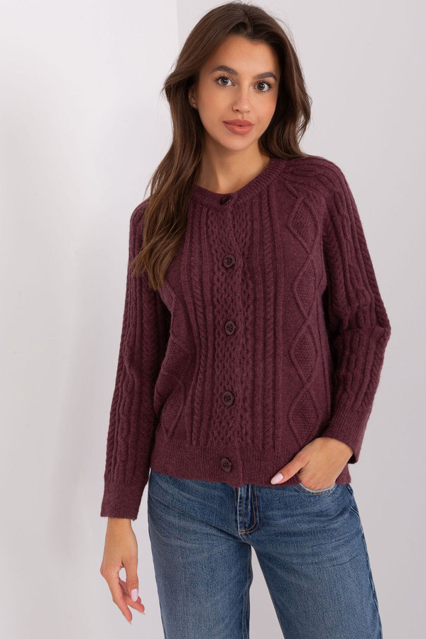 violet - Cardigan model 186815 AT U704-186815