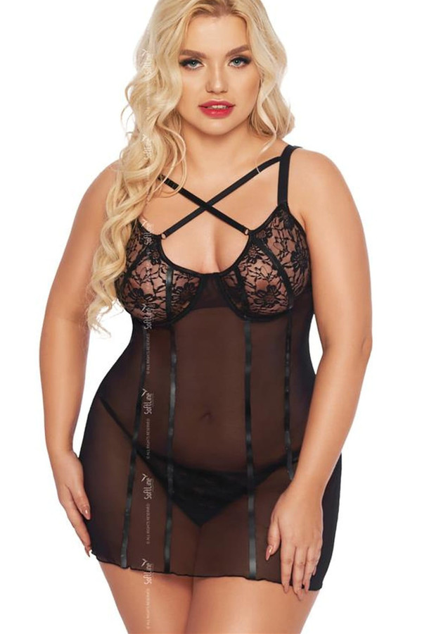 black - Sexy set model 206917 SoftLine Collection U704-206917