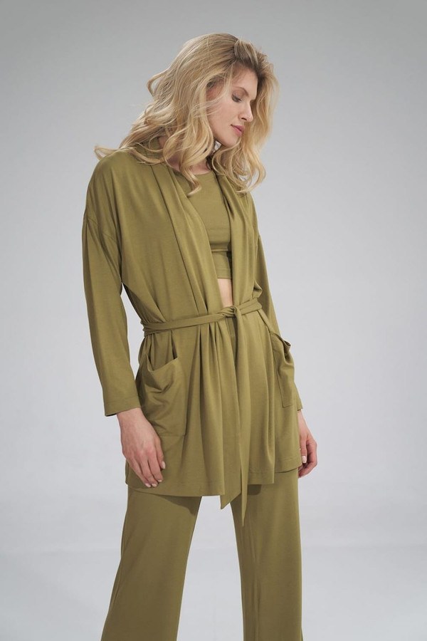 green - Sweatshirt model 154726 Figl U704-154726