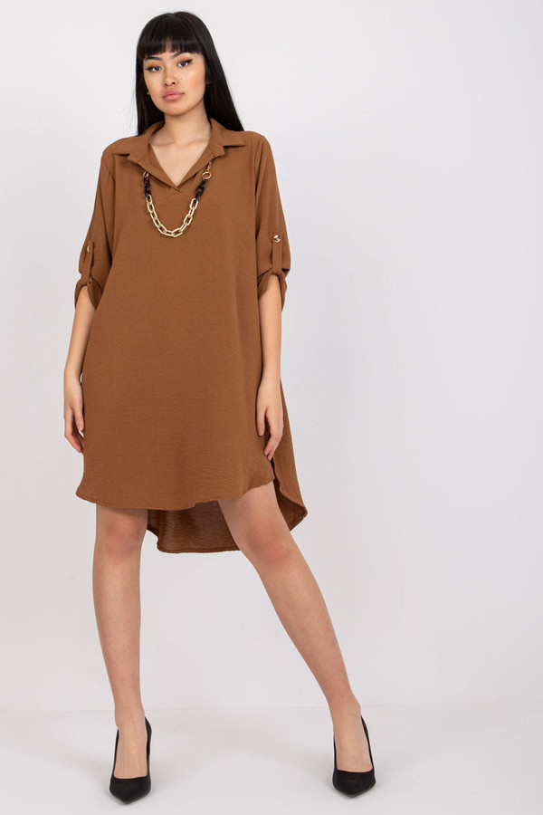brown - Daydress model 165380 Italy Moda U704-165380