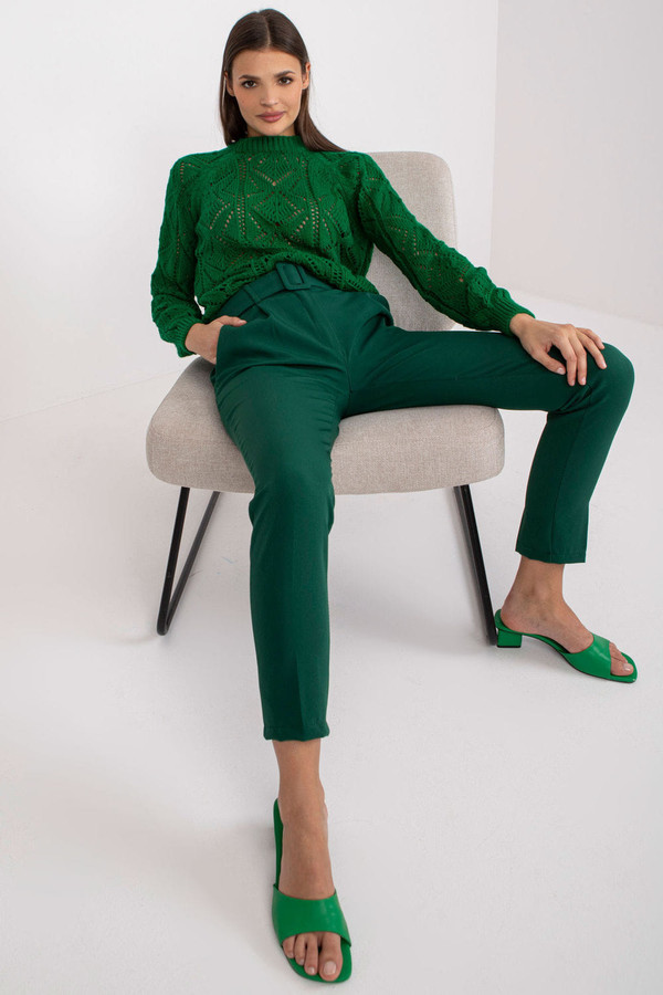 green - Women trousers model 166886 Italy Moda U704-166886