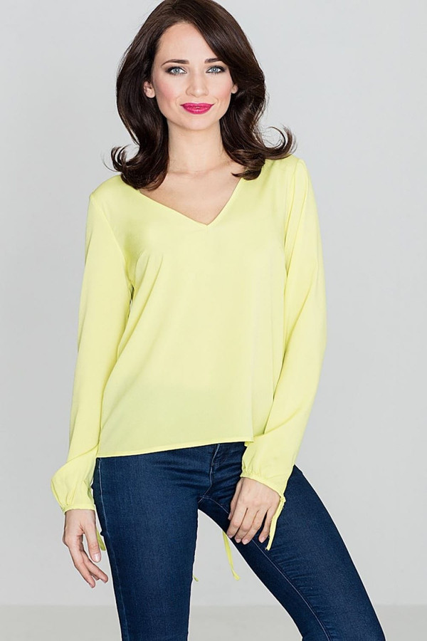 yellow - Blouse model 119255 Lenitif U704-119255
