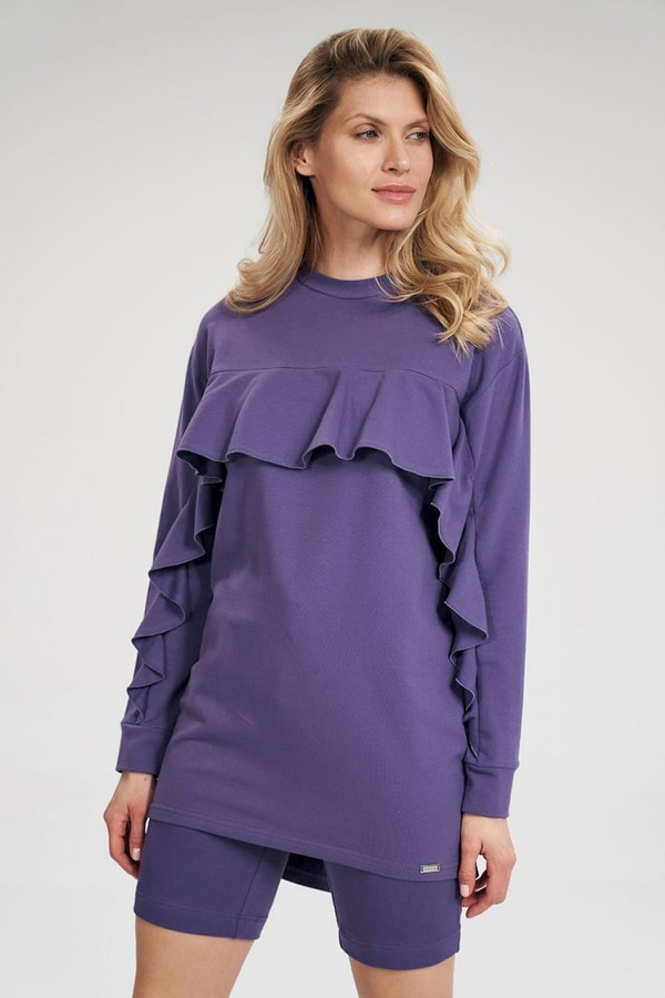 violet - Tunic model 162354 Figl U704-162354