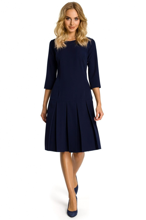 navy blue - Daydress model 107531 Moe U704-107531