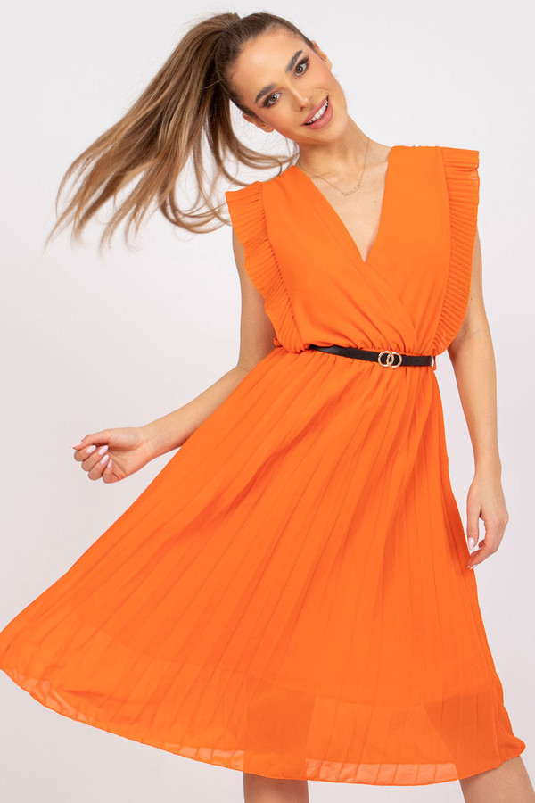 orange - Daydress model 166283 Italy Moda U704-166283