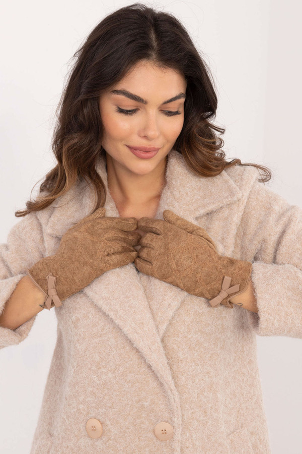 brown - Gloves model 202496 AT U704-202496