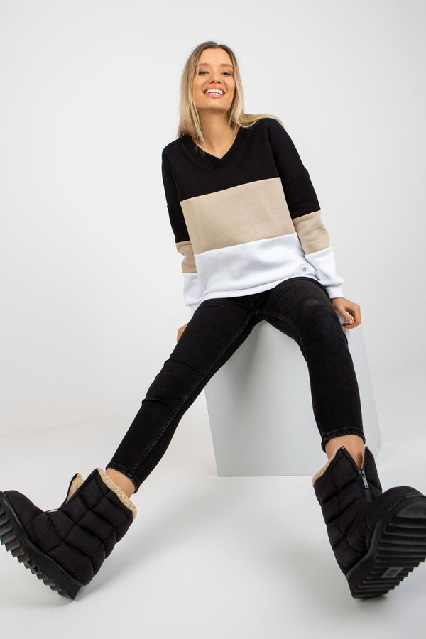 beige - Sweatshirt model 185964 Relevance U704-185964