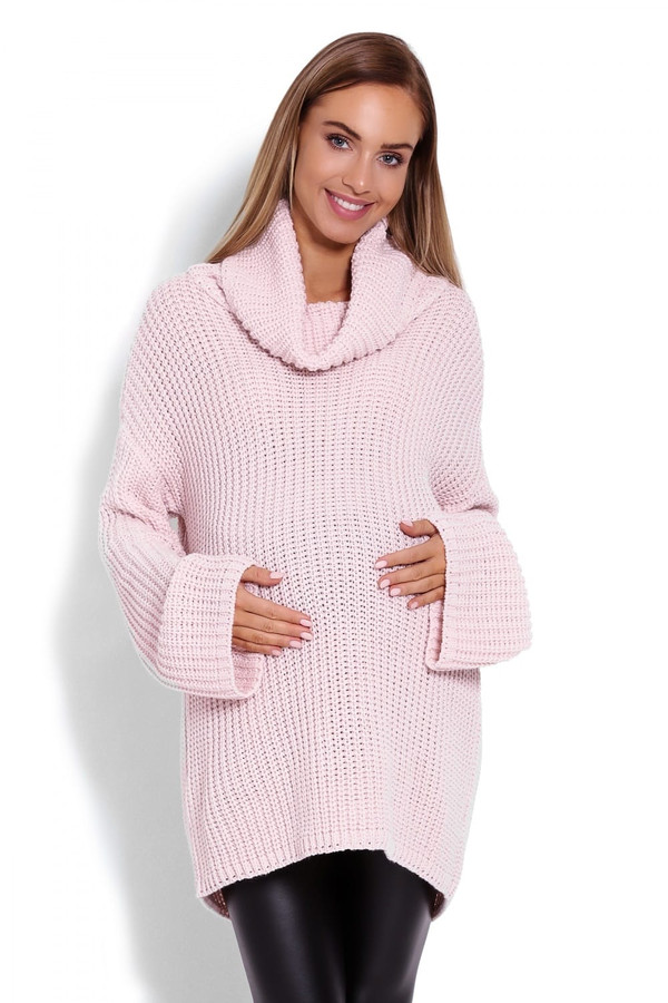 pink - Pregnancy sweater model 122945 PeeKaBoo U704-122945