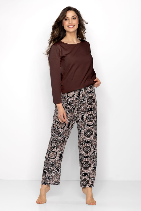brown - Pyjama model 205976 Momenti Per Me U704-205976
