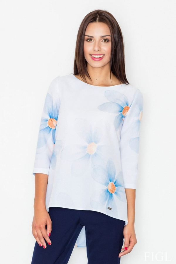 white - Blouse model 62968 Figl U704-62968