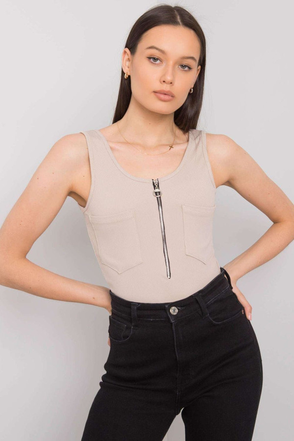 beige - T-shirt model 167390 Italy Moda U704-167390