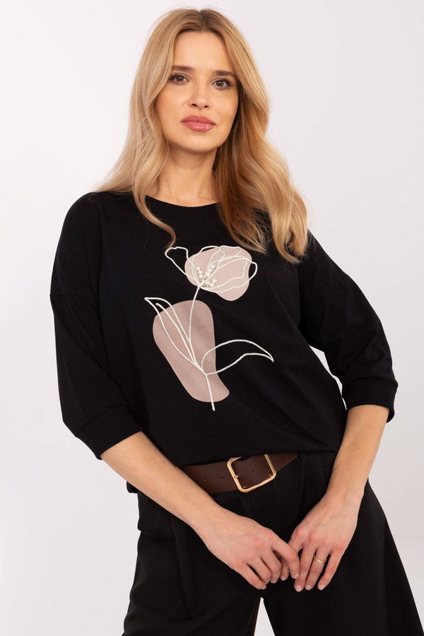 black - Blouse model 208213 Relevance U704-208213