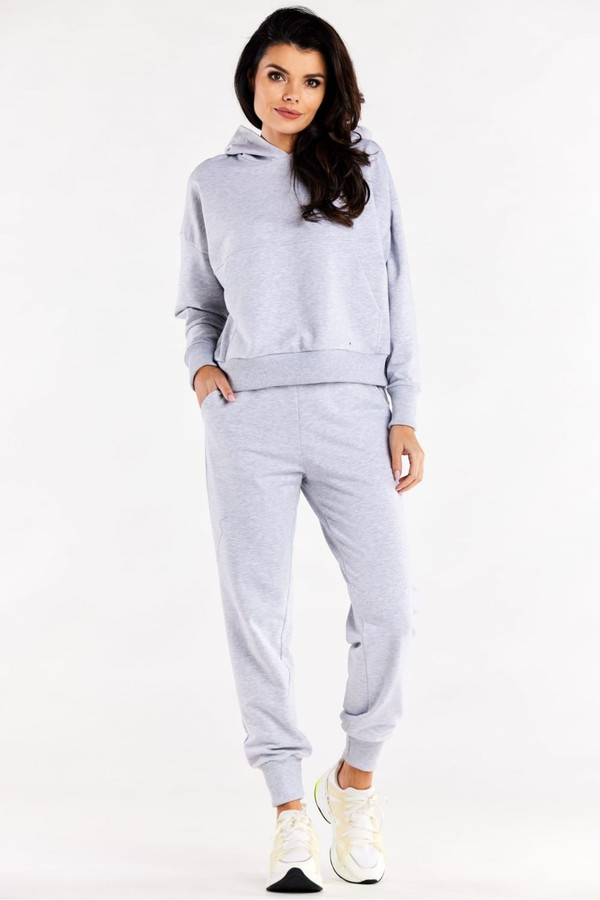 grey - Tracksuit trousers model 188043 Infinite You U704-188043