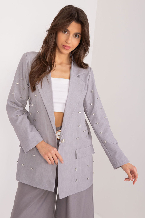grey - Jacket model 195309 Italy Moda U704-195309