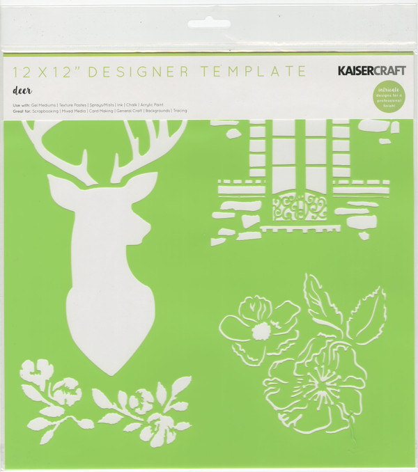 12 X 12 Inches Stencils Deer N274-FC01269182