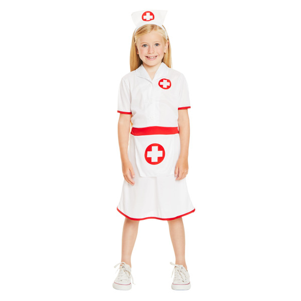 Karnival Costumes Classic Hospital Nurse Girl s Costume X large 9 10 N274-FC01636143