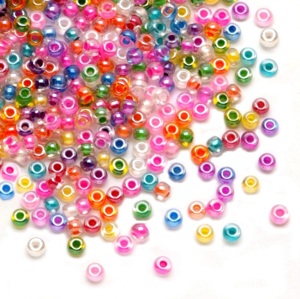 John Bead Czech Seed Beads apx 24g Vial 60 Think Pink Mix N274-FC01841536