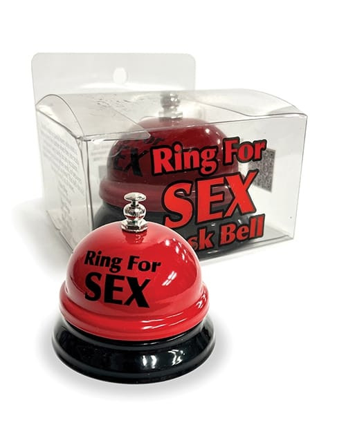 Ring the Bell for Sex Desk Bell - Red/Black X615-LITCP-1163