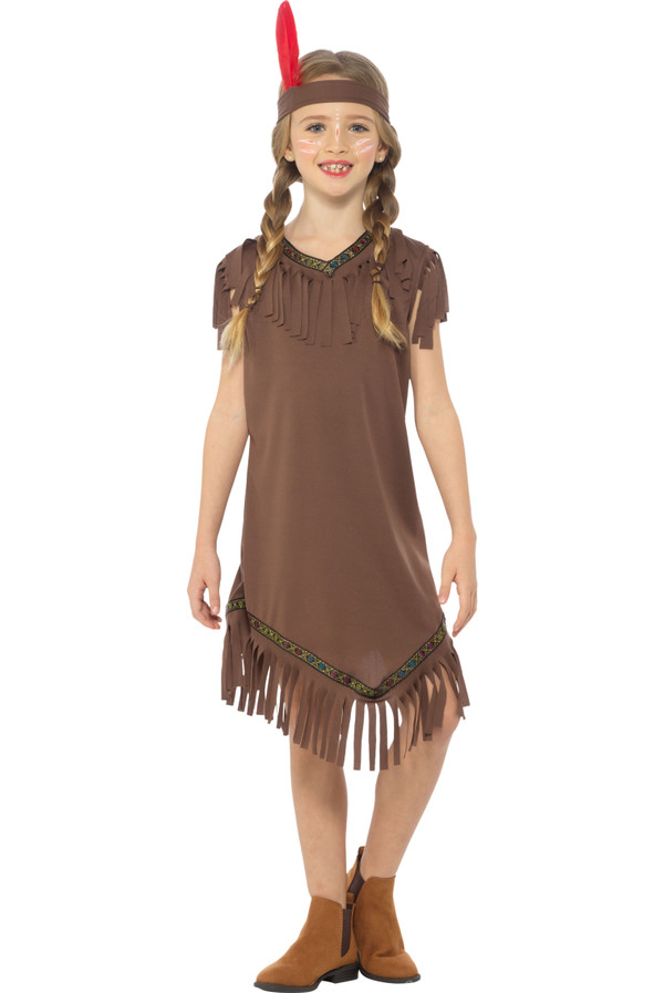 Karnival Costumes Native American Dress Girl s Costume Large 7 8 N274-FC01636891