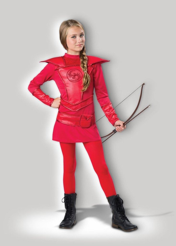 In Character Red Girl s Warrior Huntres Child Halloween Costume Small 8 10 N274-FC01047320